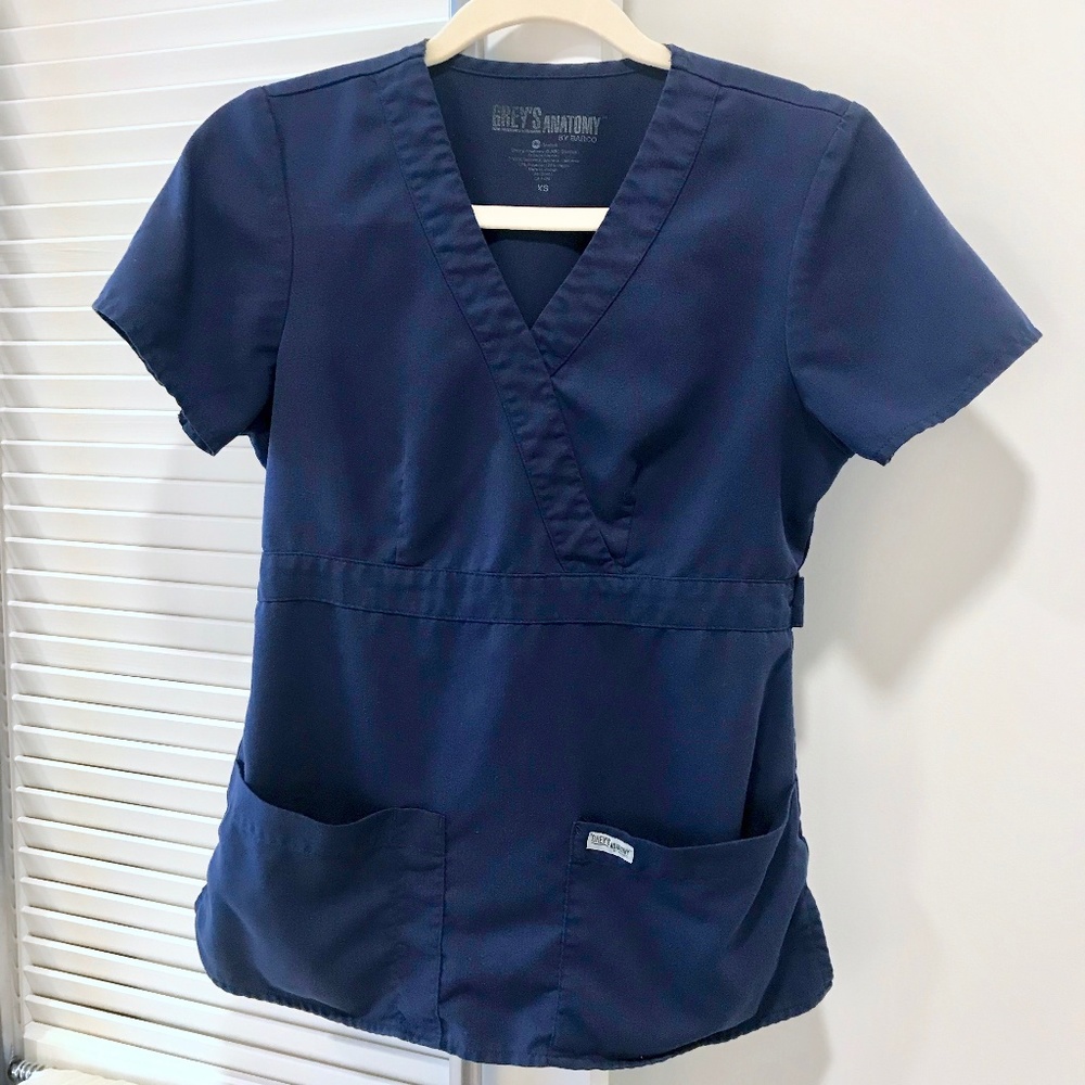 Grey's Anatomy Scrub Set; XS Top; XXSP Pants